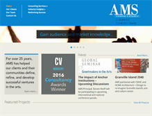 Tablet Screenshot of ams-online.com